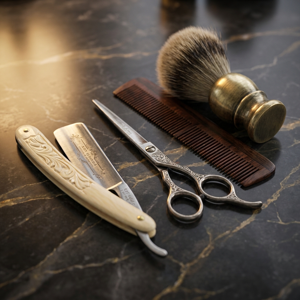 Barbershop interior